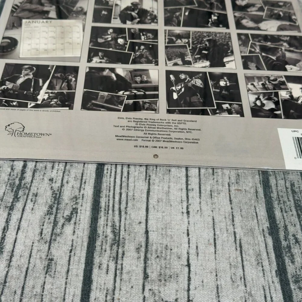 Elvis Presley 16 Month 2008 Calendar presented by the Wertheimer Collection